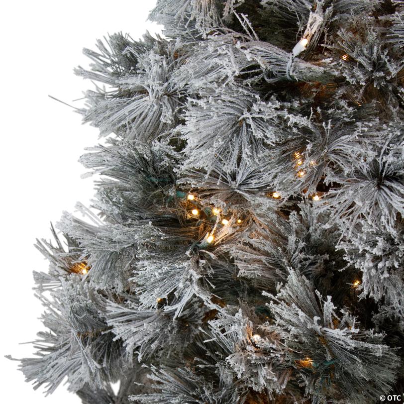 Northlight 7.5' Pre-Lit Black Spruce Artificial Christmas Tree - Clear LED Lights