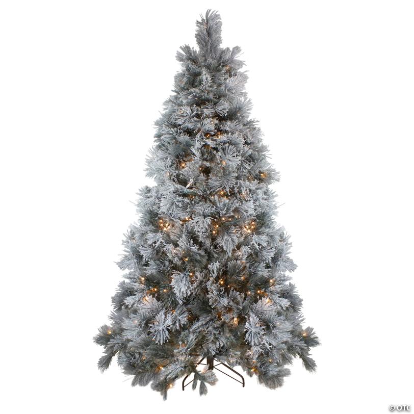 Northlight 7.5' Pre-Lit Black Spruce Artificial Christmas Tree - Clear LED Lights