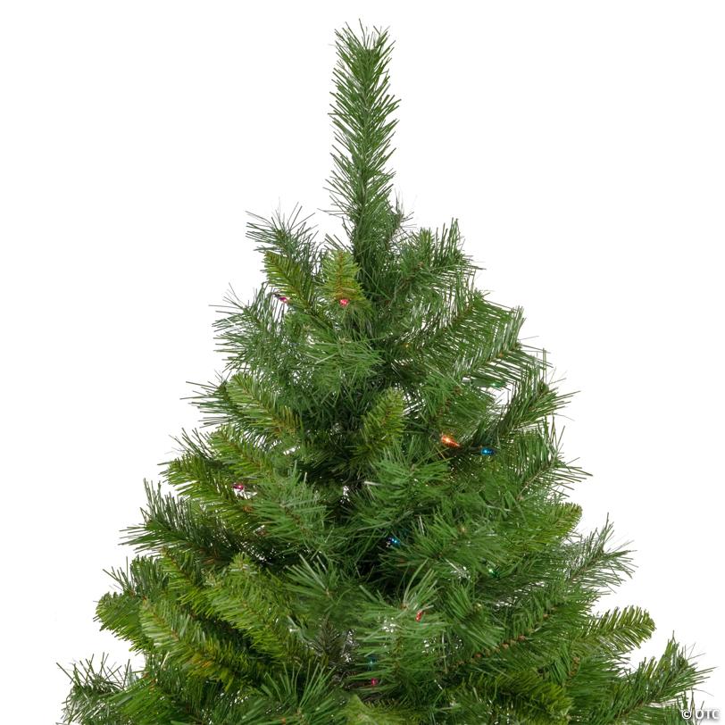 Northlight 7.5' Pre-Lit Chatham Pine Artificial Christmas Tree  Multi-Color Lights