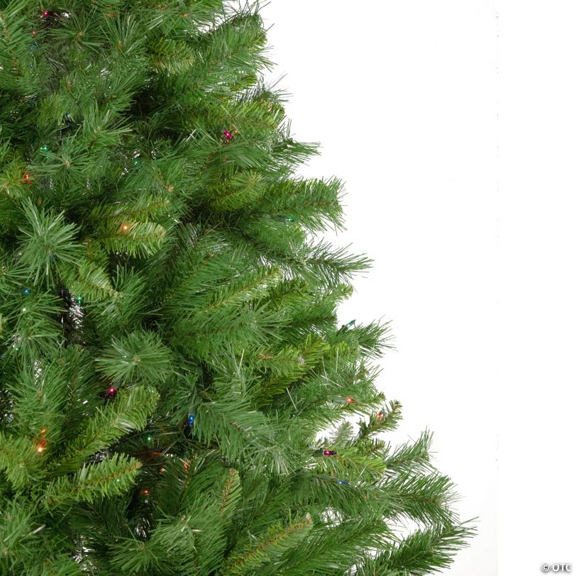 Northlight 7.5' Pre-Lit Chatham Pine Artificial Christmas Tree  Multi-Color Lights