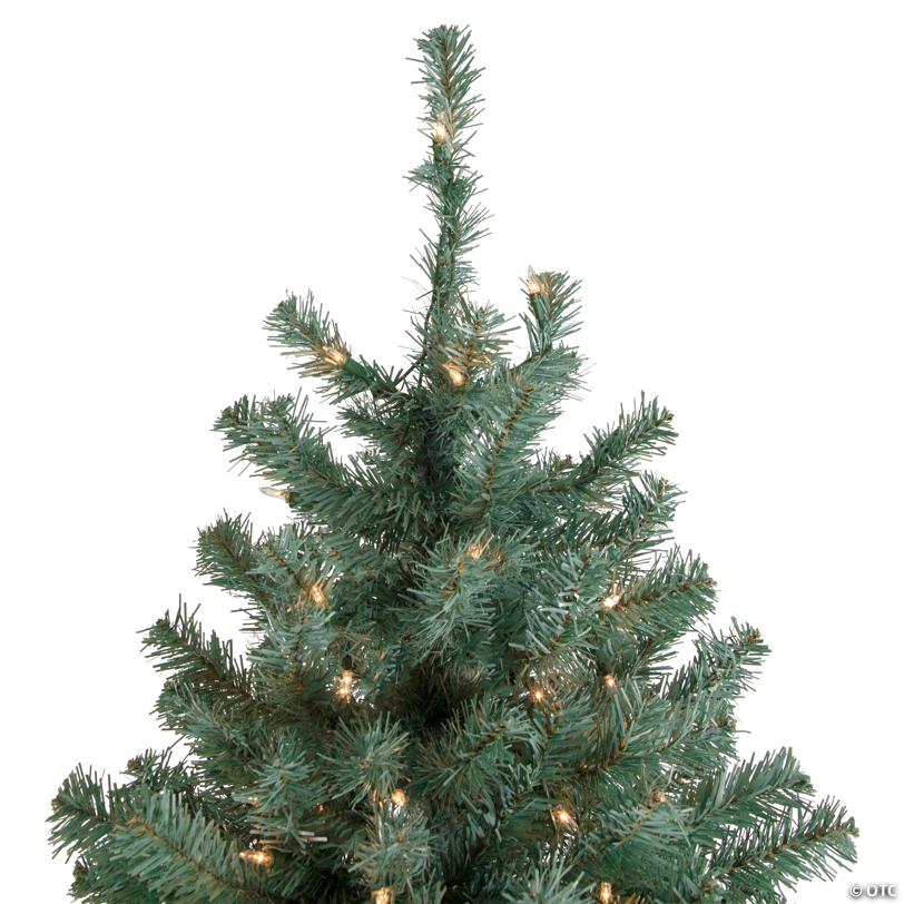 Northlight 7.5' Pre-Lit Colorado Blue Spruce Artificial Christmas Tree  Clear Lights