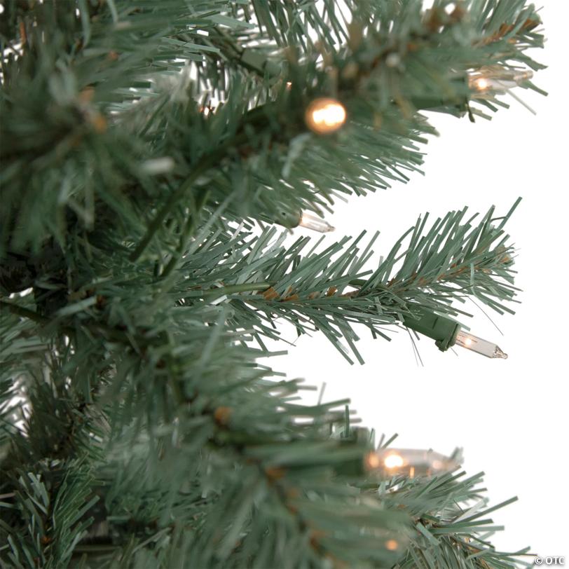 Northlight 7.5' Pre-Lit Colorado Blue Spruce Artificial Christmas Tree  Clear Lights