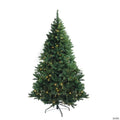 Northlight 7.5' Pre-Lit Full Buffalo Fir Artificial Christmas Tree - Warm White LED Lights
