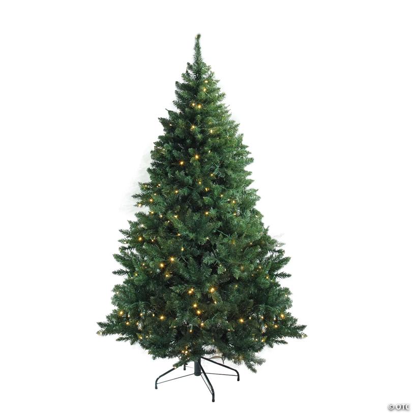 Northlight 7.5' Pre-Lit Full Buffalo Fir Artificial Christmas Tree - Warm White LED Lights