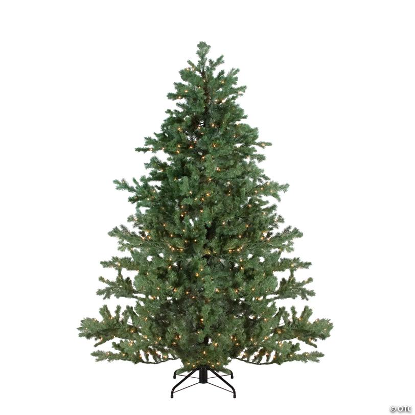 Northlight 7.5' Pre-Lit Full Green Mountain Pine Artificial Christmas Tree - Clear Lights