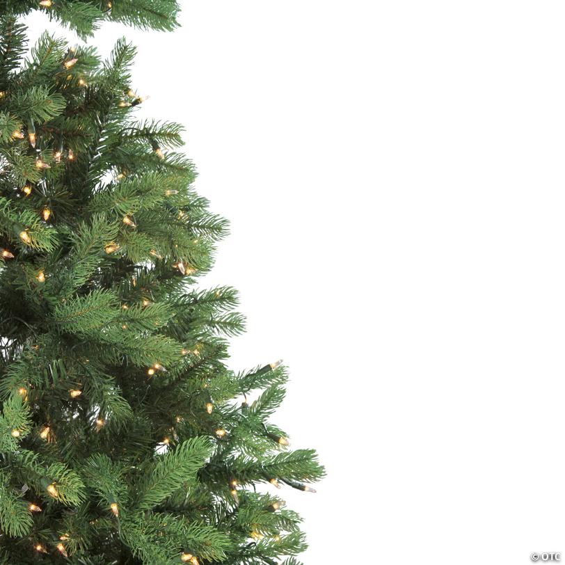 Northlight 7.5' Pre-Lit Noble Fir Full Artificial Christmas Tree - Clear Lights