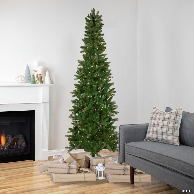 Northlight 7.5' Pre-Lit Wicklow Noble Fir Artificial Christmas Tree  Clear Lights