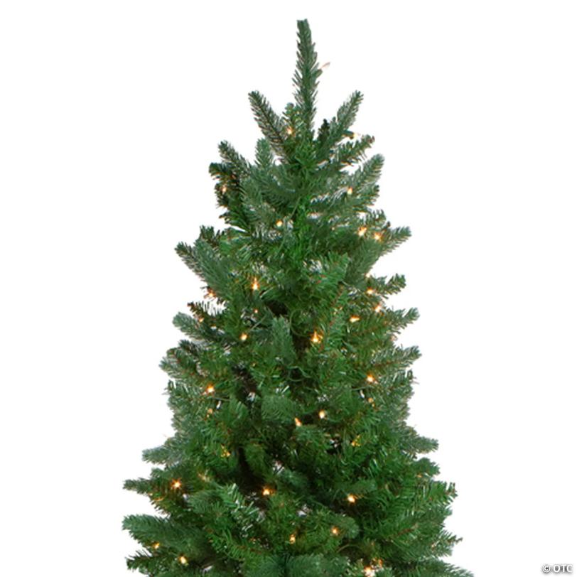 Northlight 7' Pre-Lit Altoona Pine Slim Artificial Christmas Tree - Clear Lights