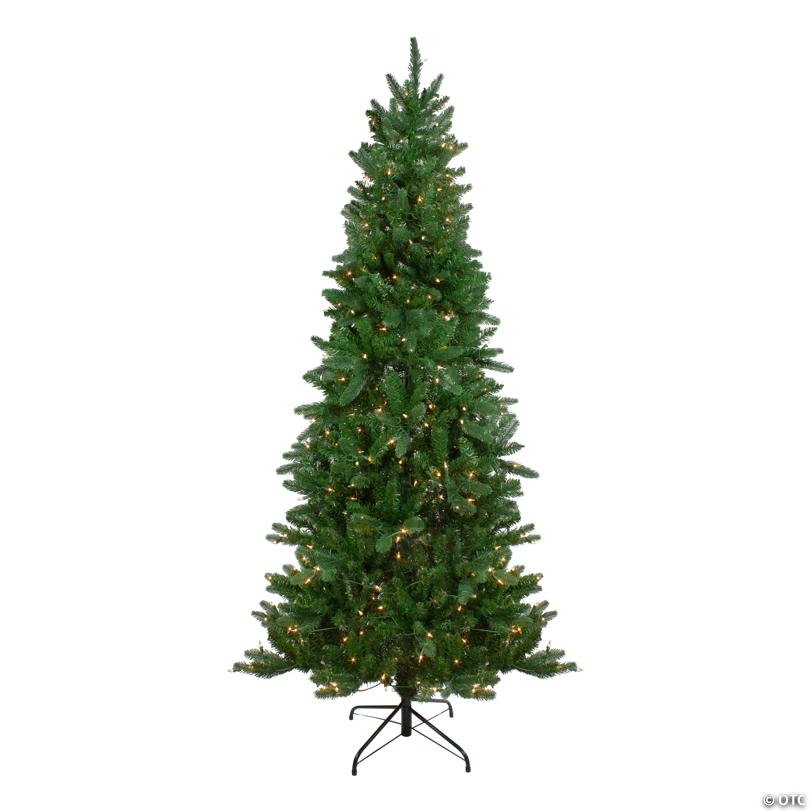 Northlight 7' Pre-Lit Altoona Pine Slim Artificial Christmas Tree - Clear Lights