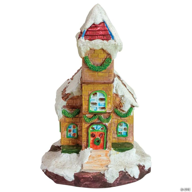 Northlight 8.5" LED Lighted Church Christmas Village Decoration