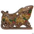 Northlight 8.75" Brown and Gold Sleigh Tabletop Christmas Decoration