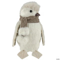 Northlight 8" Large Ivory Sisal Penguin Christmas Figure