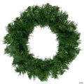 Northlight Deluxe Dorchester Full Pine Artificial Christmas Wreath  24-Inch  Unlit