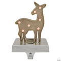 Northlight Gold LED Lighted Snowflake Christmas Stocking Holder 7.5