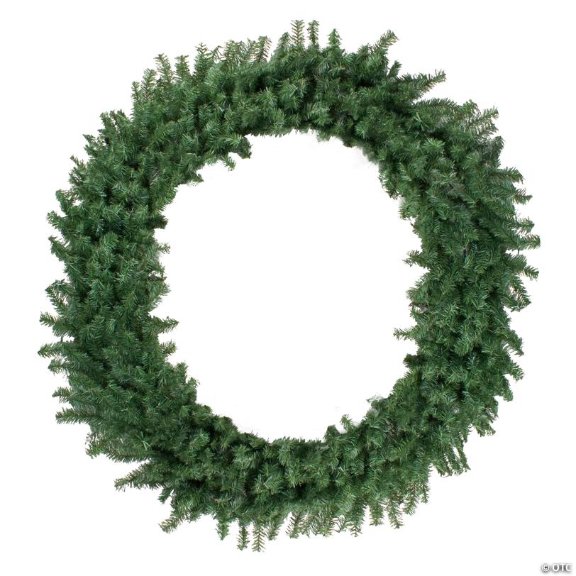 Northlight Green Canadian Pine Commercial Size Artificial Christmas Wreath  72-Inch  Unlit