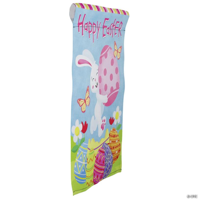 Northlight Happy Easter Bunny with Eggs Outdoor Garden Flag 12.5" x 18