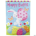 Northlight Happy Easter Bunny with Eggs Outdoor Garden Flag 12.5" x 18