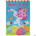 Northlight Happy Easter Bunny with Eggs Outdoor House Flag 28" x 40