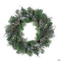 Northlight Mixed Pine and Blueberries Artificial Christmas Wreath -24-Inch  Unlit