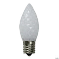 Northlight Pack of 25 Faceted LED C9 Pure White Christmas Replacement Bulbs