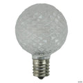 Northlight Pack of 25 Faceted LED G50 Clear Christmas Replacement Bulbs