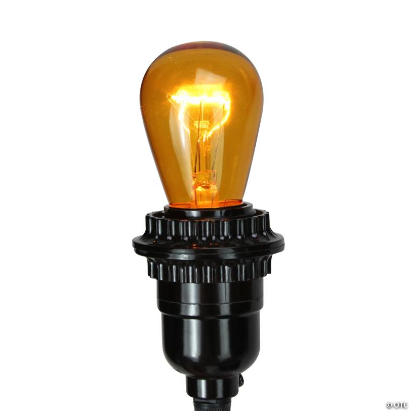 Northlight Pack of 25 Incandescent S14 Amber Christmas Replacement Bulbs
