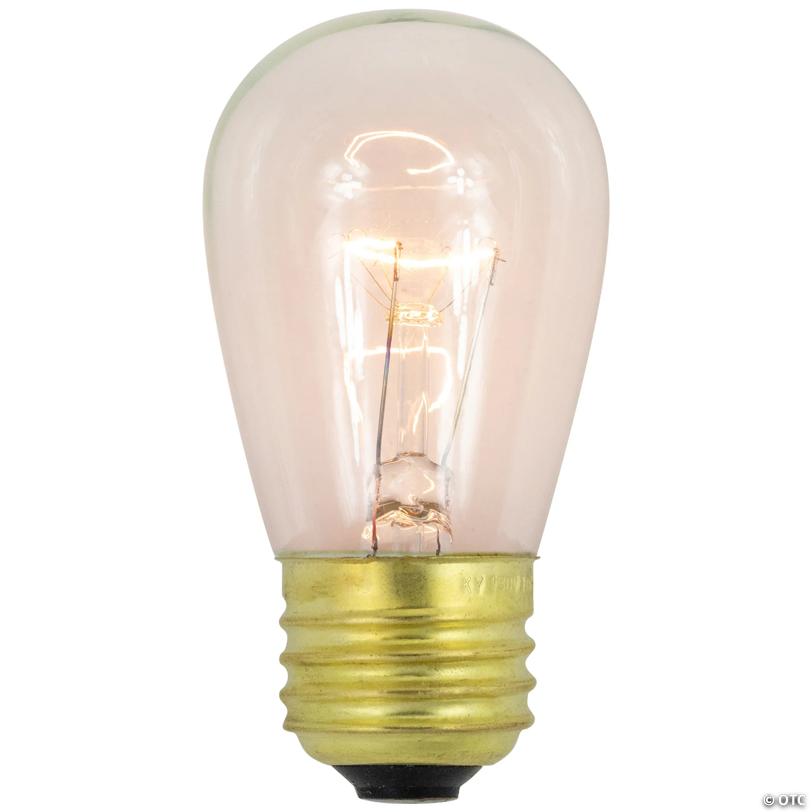 Northlight Pack of 25 Incandescent S14 Clear Christmas Replacement Bulbs