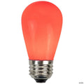 Northlight Pack of 25 Opaque Red LED S14 Christmas Replacement Bulbs