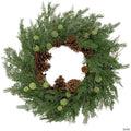 Northlight Pinecones and Blueberries Artificial Christmas Wreath  28-Inch  Unlit