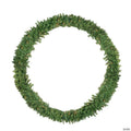 Northlight Pre-Lit Buffalo Fir Artificial Christmas Wreath - 72-Inch  Clear Lights