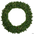 Northlight Pre-Lit Canadian Pine Artificial Christmas Wreath  48-Inch  Multicolor Lights