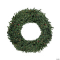 Northlight Pre-Lit Commercial Canadian Pine Artificial Christmas Wreath - 5-ft  Multi Lights