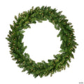 Northlight Pre-Lit Eastern Pine Artificial Christmas Wreath - 48-Inch  Clear Lights