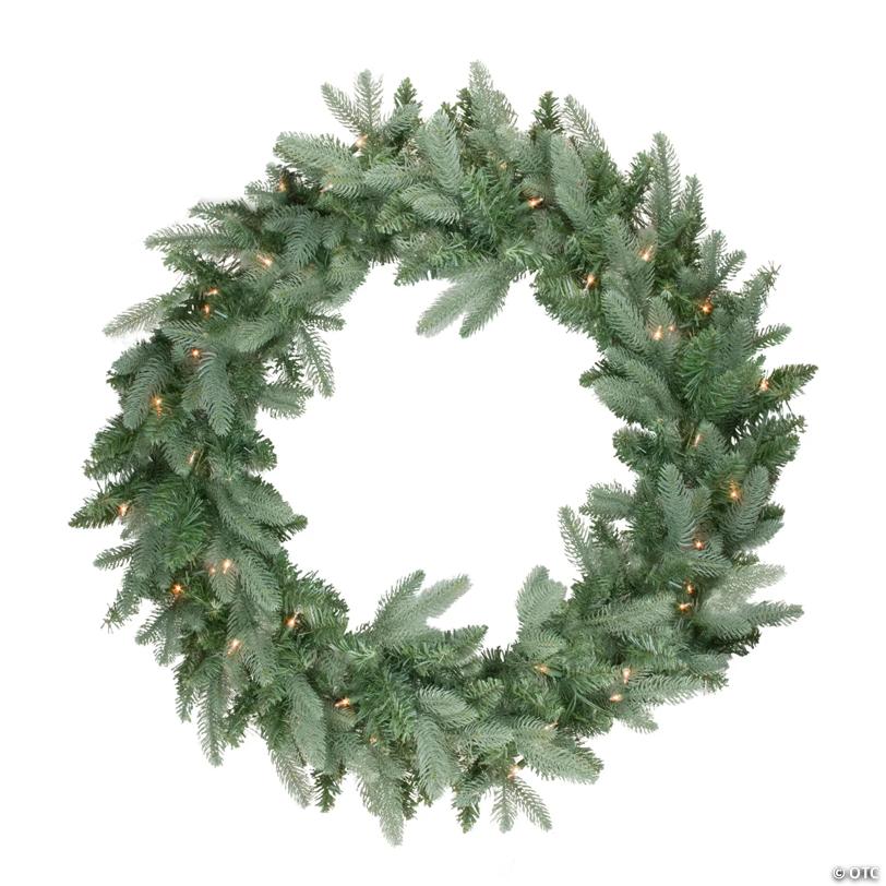 Northlight Pre-Lit Washington Frasier Fir Artificial Christmas Wreath - 36-Inch  Clear Lights