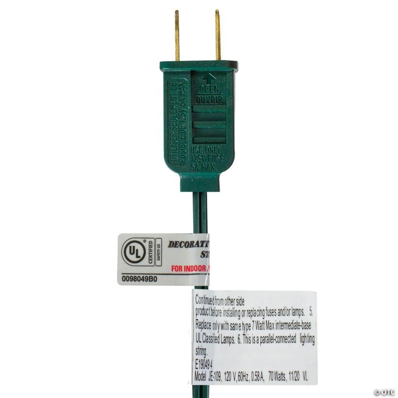 Northlight Set of 15 Blue Satin G50 Globe Christmas Lights - Green Wire