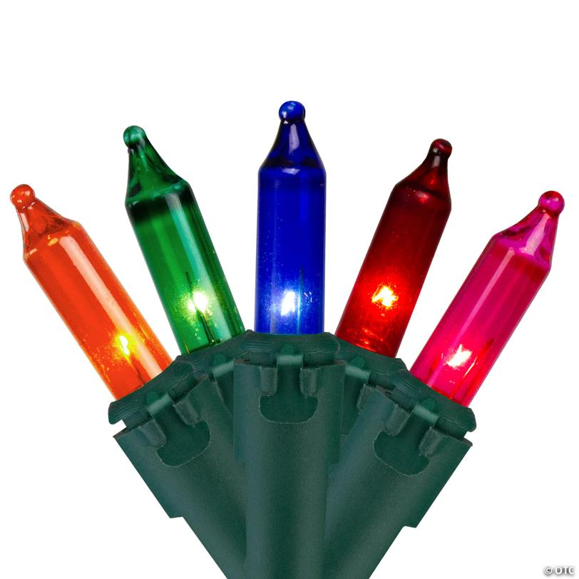 Northlight Set of 300 Multi-Color Mini Christmas Lights 2.5" Spacing - Green Wire