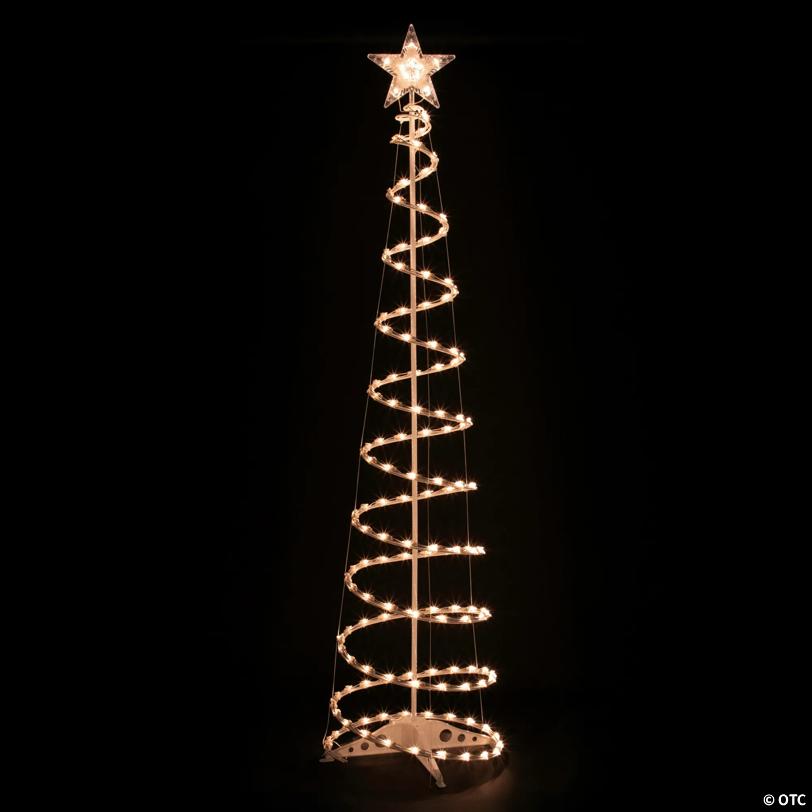 Northlight Set of 3 Clear Lighted Spiral Christmas Trees - 3'  4'  and 6'