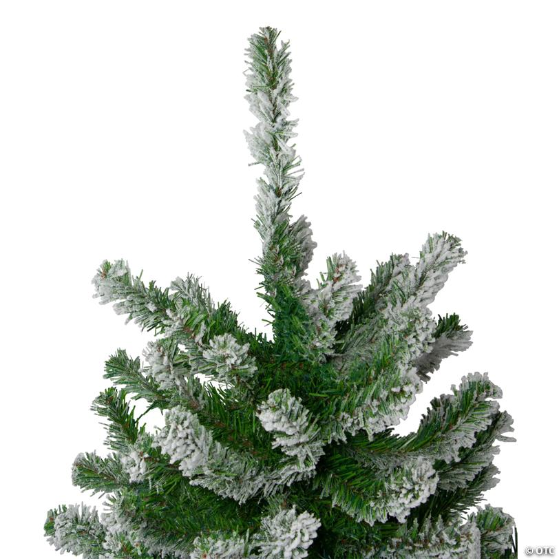 Northlight Set of 3 Flocked Alpine Artificial Christmas Trees 5' - Unlit