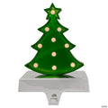 Northlight Shiny Green LED Lighted Christmas Tree Stocking Holder 7