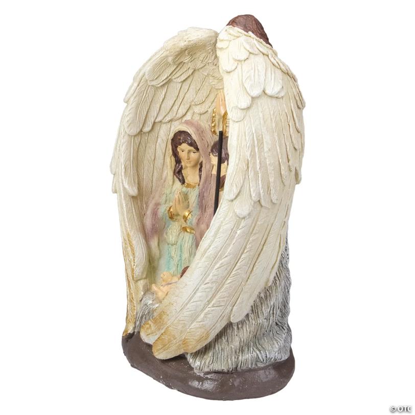 Northlight - 11.25" Holy Family and Angel Christmas Nativity Decoration