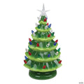 Northlight - 12.5" LED Lighted Retro Table Top Christmas Tree with Star Topper