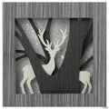 Northlight - 12" Woodland Deer Silhouette Box Christmas Decoration