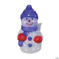 Northlight - 15" Lighted Commercial Grade Acrylic Snowman Christmas Display Decoration