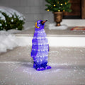 Northlight - 18" Lighted Commercial Grade Acrylic Penguin Christmas Outdoor Decoration