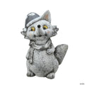 Northlight - 18" Snow Dusted Glitter Silver Fox Christmas Tabletop Decoration