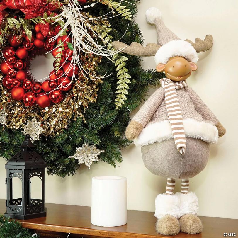 Northlight - 24" Standing Moose Christmas Tabletop Decoration