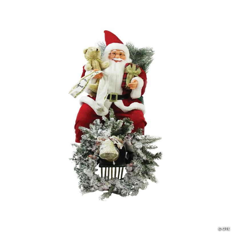 Northlight - 26" Red and White Traditional Santa Claus Christmas Figure