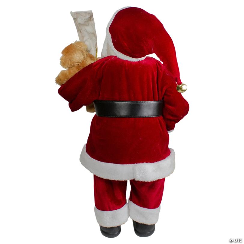 Northlight - 2' Standing Santa with a Naughty or Nice List