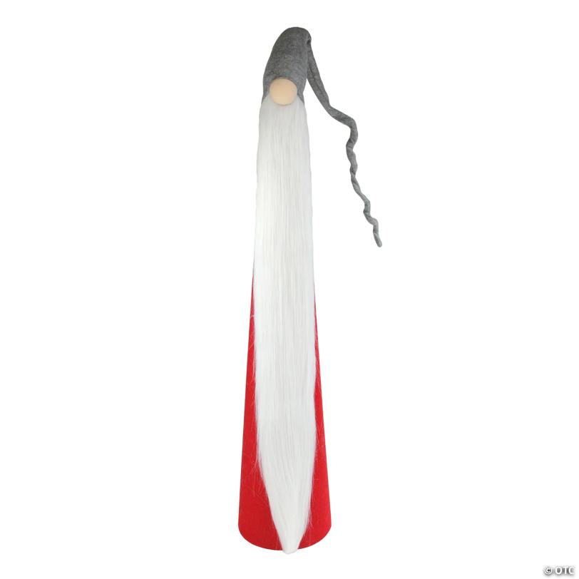 Northlight - 32.5" Red and Gray Cone Gnome Christmas Decor