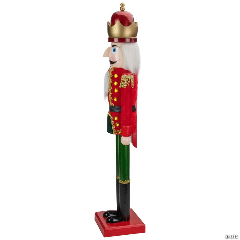 Northlight - 3' Red Wooden Christmas Nutcracker King